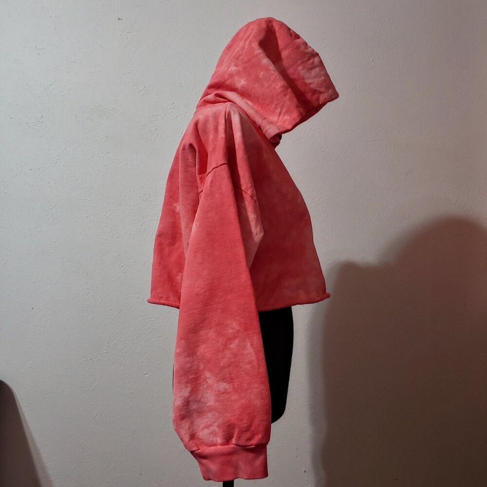 Talentless Tie Dye Crop Hoodie - Picture 4 of 5